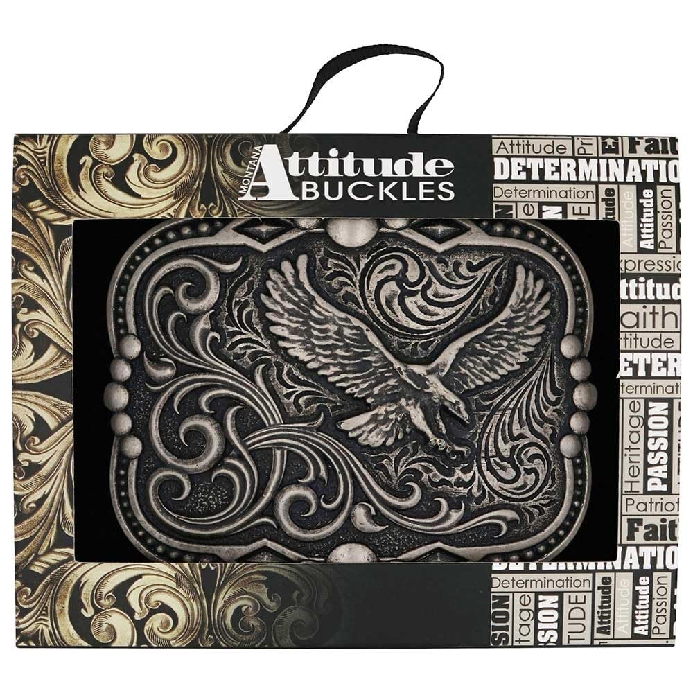 Montana Silversmiths Outdoor Wildlife Series Attitude Western Belt Buckle
