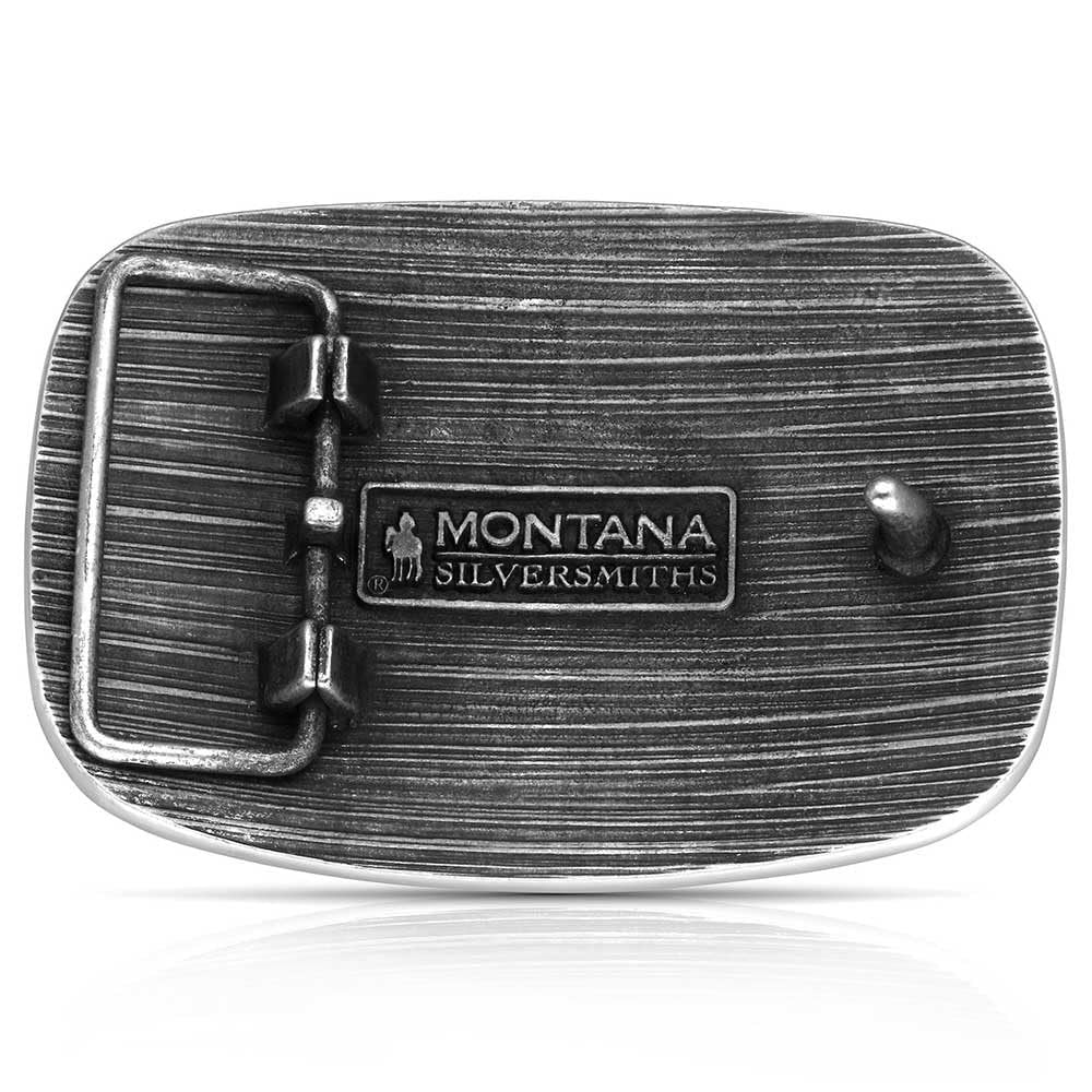 Montana Silversmiths 2nd Amendment Series Attitude Western Belt Buckle