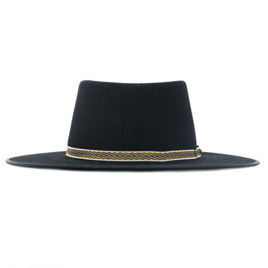 Stetson Men's Yancy Crushable Wool Hatband Outdoor Western Cowboy Hat - Black