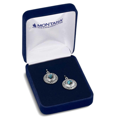 Montana Silversmiths Western Lifestyle Crafted Turquoise Drop/Dangle Earrings