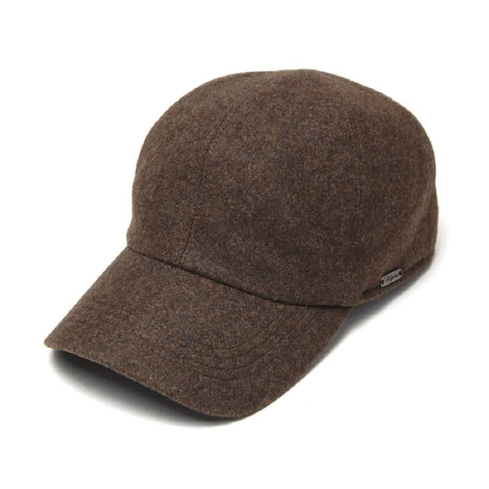 Wigens Kent 100% Wool Baseball Cap with Earflaps