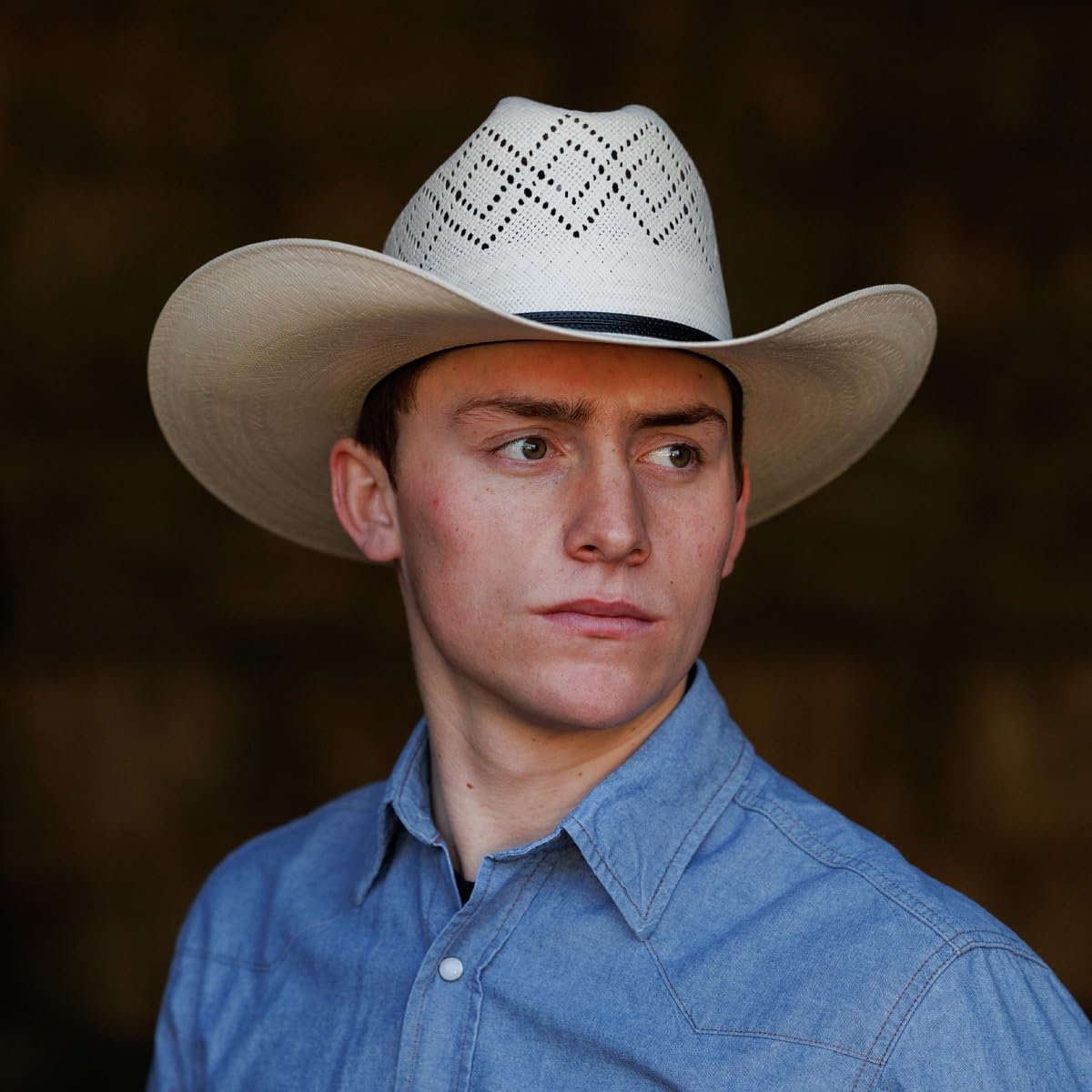RESISTOL 20X Renner Men's Straw Cowboy Hat
