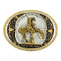 Montana Silversmiths Men's End Of The Trail Belt Buckle Silver One Size