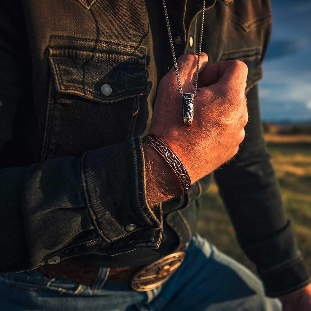 Montana Silversmiths Western Lifestyle Men's Pendant Necklace