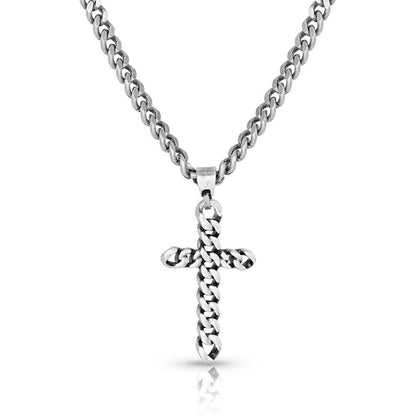 Montana Silversmiths Western Lifestyle Men's Cross Necklace