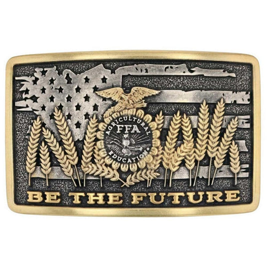 Montana Silversmiths Future Farmers of America FFA Be The Future Attitude Belt Buckle