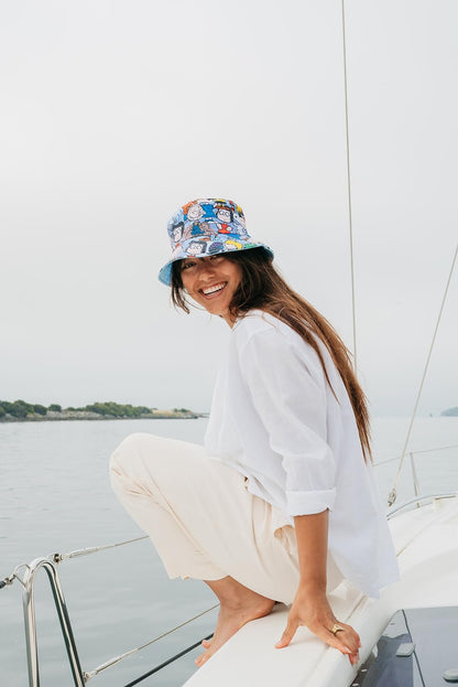 Peter Grimm Peanuts Cartoon Collection, Unisex Character Bucket Hats