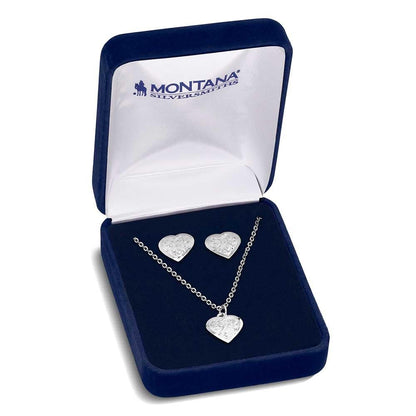 Montana Silversmiths Western Lifestyle Heart Jewelry Set