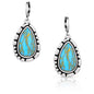 Montana Silversmiths Western Lifestyle Crafted Turquoise Drop/Dangle Earrings
