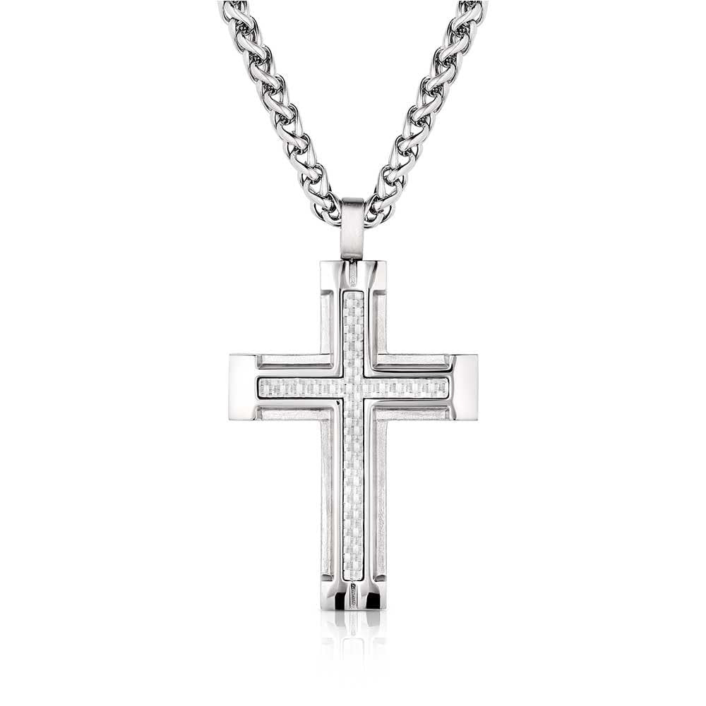 Montana Silversmiths Western Lifestyle Men's Cross Necklace