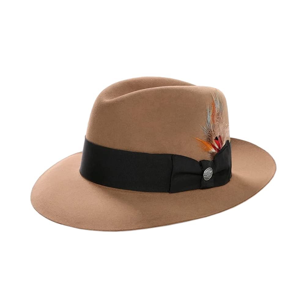 Stetson Temple Fur Felt Fedora Hat