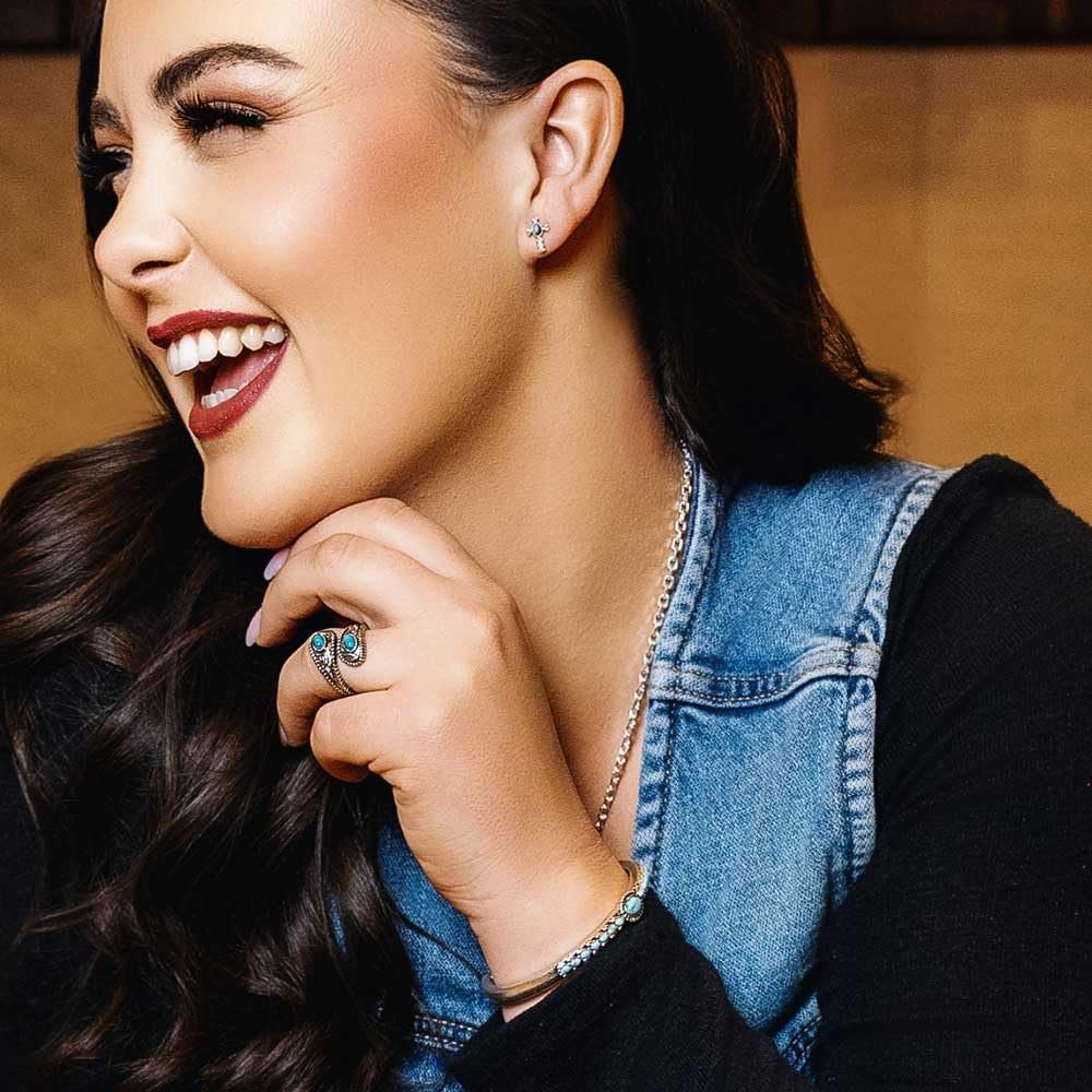 Montana Silversmiths Western Lifestyle Cross Earrings