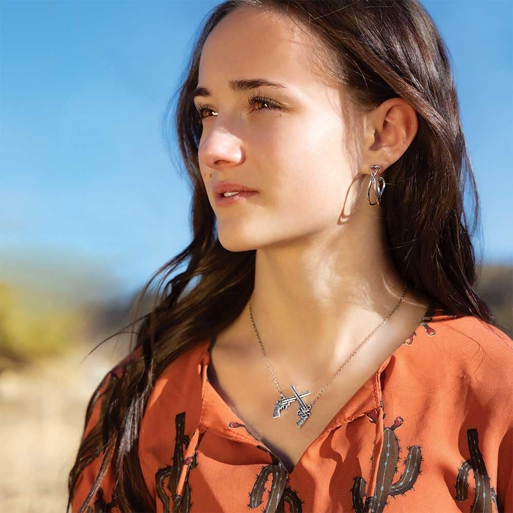 Montana Silversmiths Western Lifestyle Hoop Stud/Post Earrings