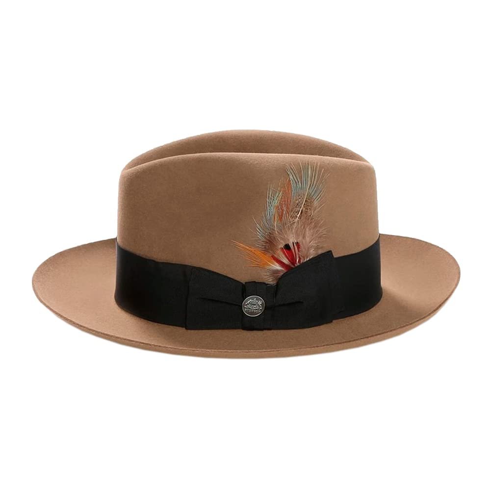 Stetson Temple Fur Felt Fedora Hat