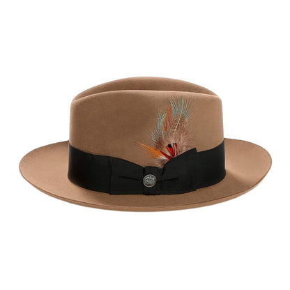 Stetson Temple Fur Felt Fedora Hat