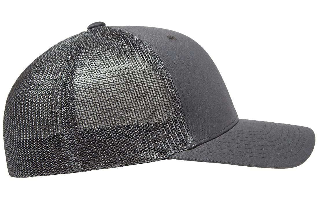 Flexfit Trucker, Charcoal, XL-XXL