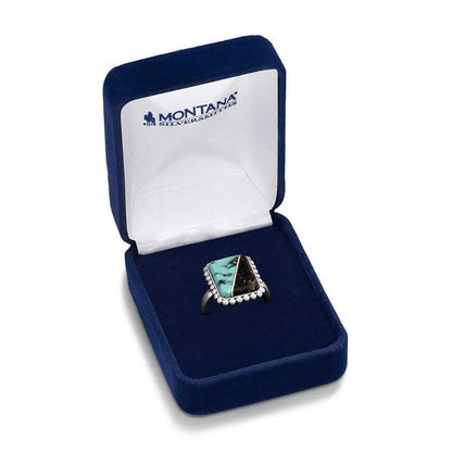 Montana Silversmiths Western Lifestyle Crafted Turquoise Wrap Ring