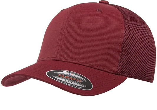 Flexfit Ultrafibre Airmesh Fitted Cap, Maroon, XX-Large