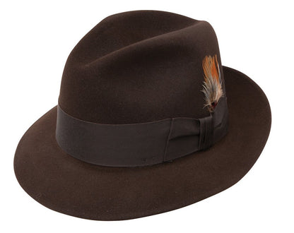 Stetson Men's Saxon Royal Quality Fur Felt Hat, Caribou, 6.875