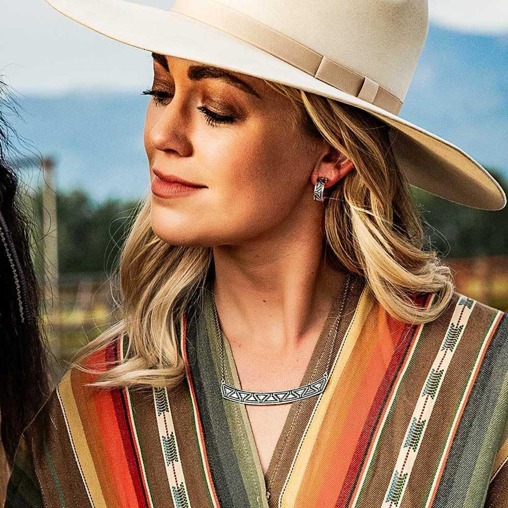 Montana Silversmiths Western Lifestyle Hoop Stud/Post Earrings