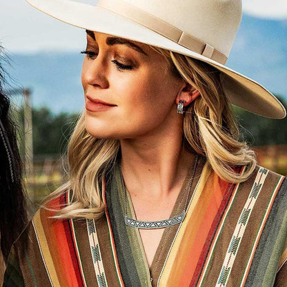 Montana Silversmiths Western Lifestyle Hoop Stud/Post Earrings