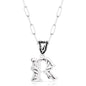 Montana Silversmiths Western Initial Pendant 18 Inch Adjustable Paperclip Chain Necklace
