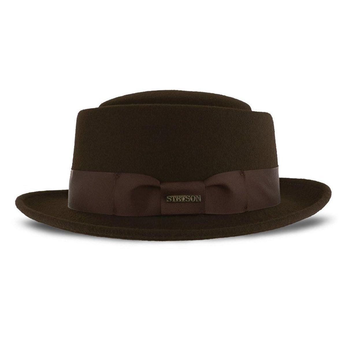 Stetson Cranston Wool Felt Porkpie Hat