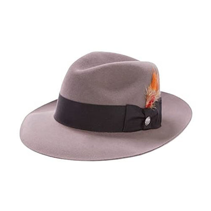 Stetson Temple Fur Felt Fedora Hat