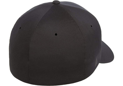 Flexfit Men's Seamless Fitted Delta Cap (Adult XXL (7 5/8" - 8"), Black)