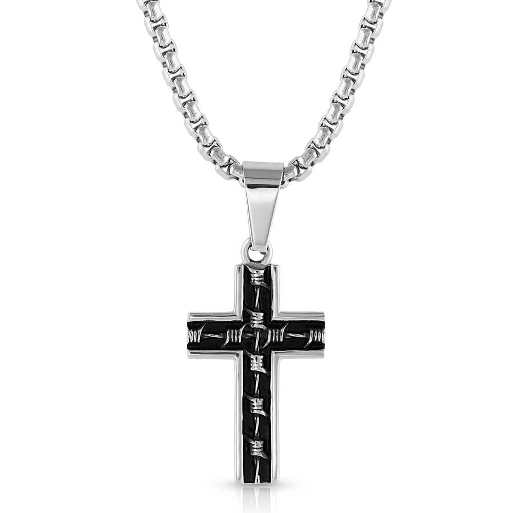 Montana Silversmiths Western Lifestyle Men's Cross Necklace