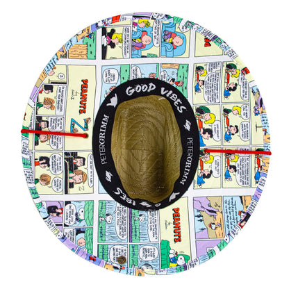 Peter Grimm Peanuts Cartoon Collection, Lifeguard Sun Protetction Straw Sun Hats