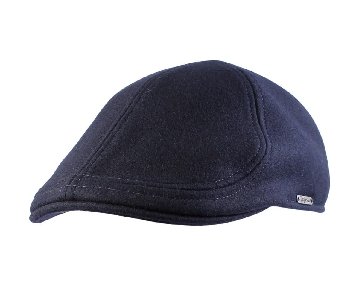 Wigens Men's Classic 100% Melton Wool Pub Cap