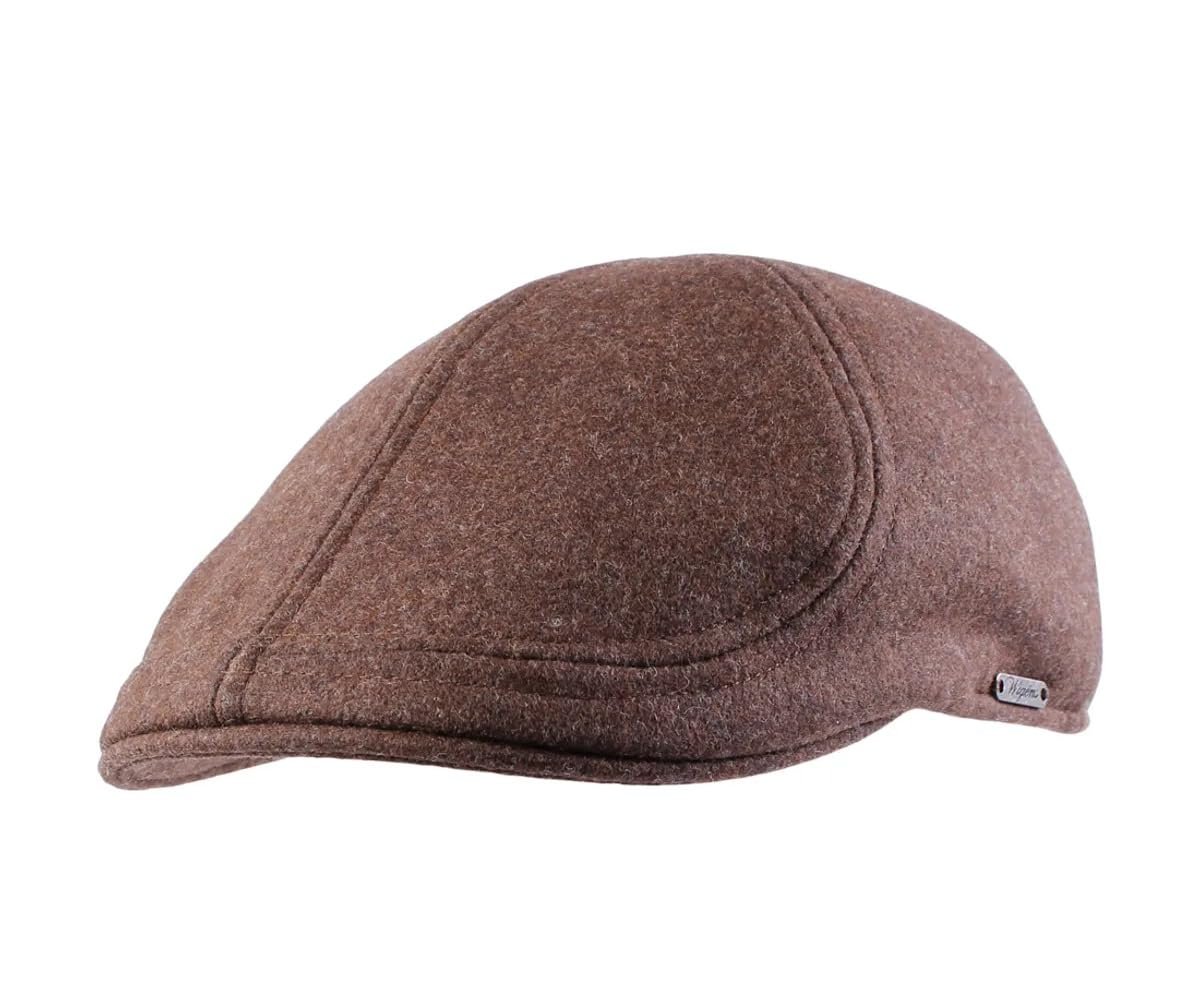 Wigens Men's Classic 100% Melton Wool Pub Cap