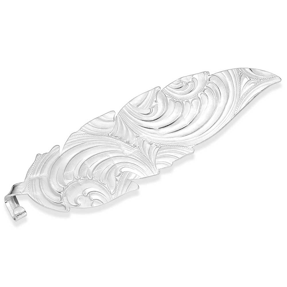 Montana Silversmiths Hand Painted Western Lifestyle Cowboy Hat Band Feather