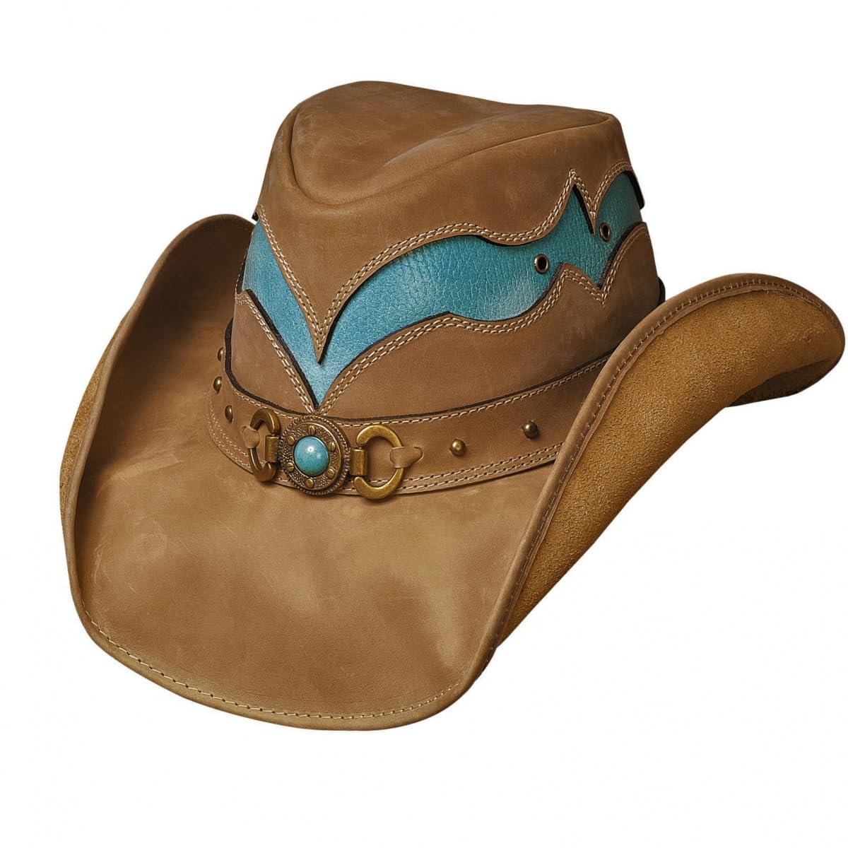 Bullhide Hats 4018Ct Cascade Range Small Camel/Turquoise Cowboy Hat