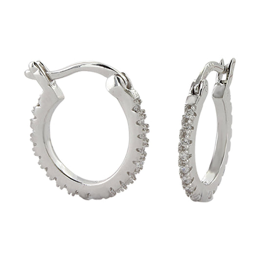 Montana Silversmiths Womens Monta Silversmith Classic Small Hoop Earrings Na