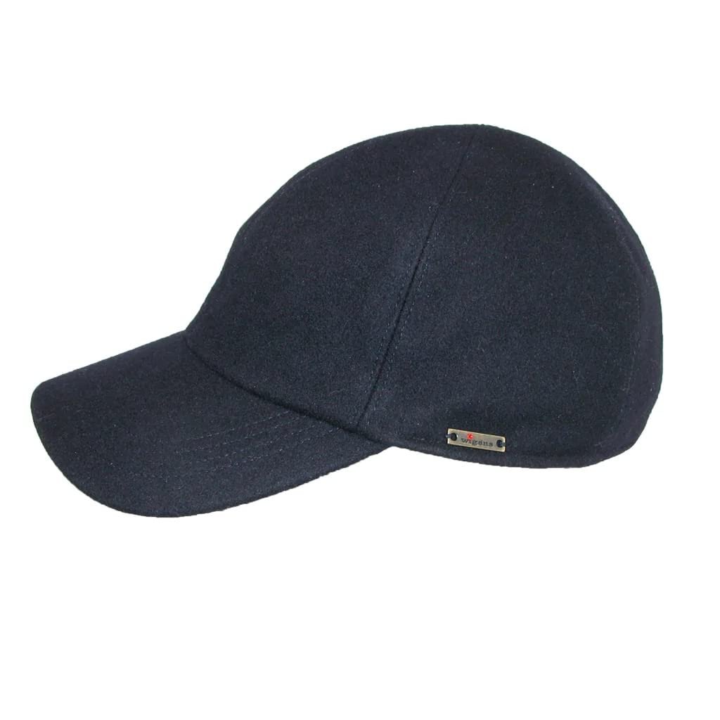 Wigens Kent 100% Wool Baseball Cap with Earflaps