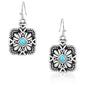 Montana Silversmiths Western Lifestyle Crafted Turquoise Drop/Dangle Earrings