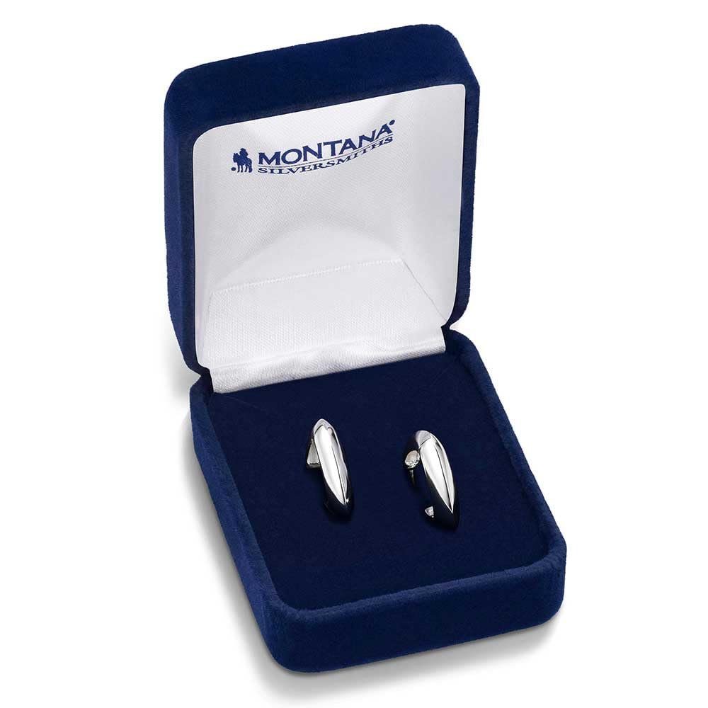 Montana Silversmiths Western Lifestyle Hoop Stud/Post Earrings