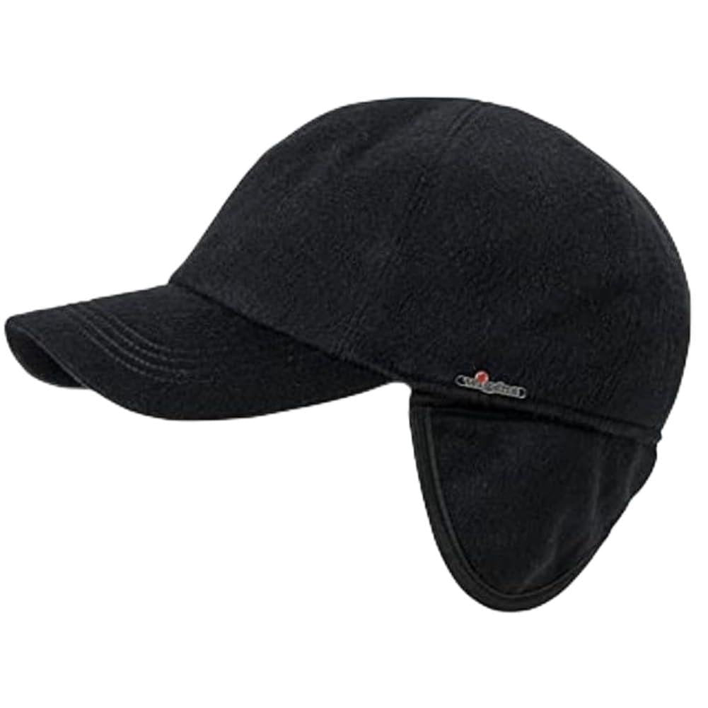 Wigens Kent 100% Cashmere Baseball Cap with Earflaps