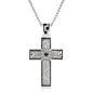 Montana Silversmiths Western Lifestyle Made in the USA Men's Christian Faith Cross Pendant Necklace