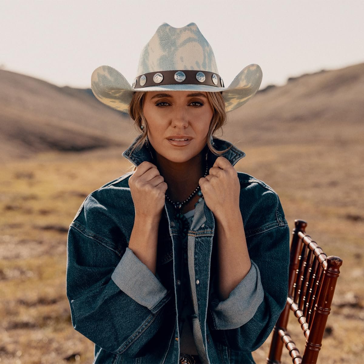 Charlie 1 Horse C1H x Lainey Wilson Hang Tight Honey Straw Cowgirl Hat