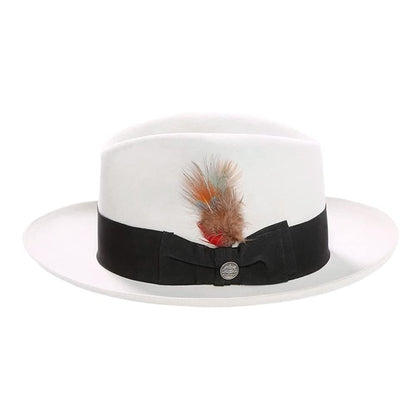 Stetson Temple Fur Felt Fedora Hat