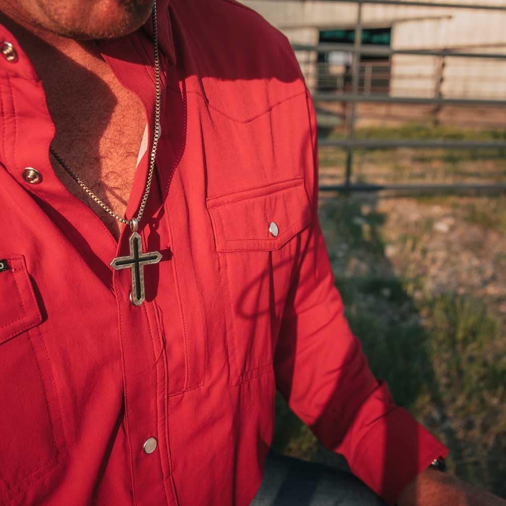 Montana Silversmiths Western Lifestyle Men's Cross Necklace
