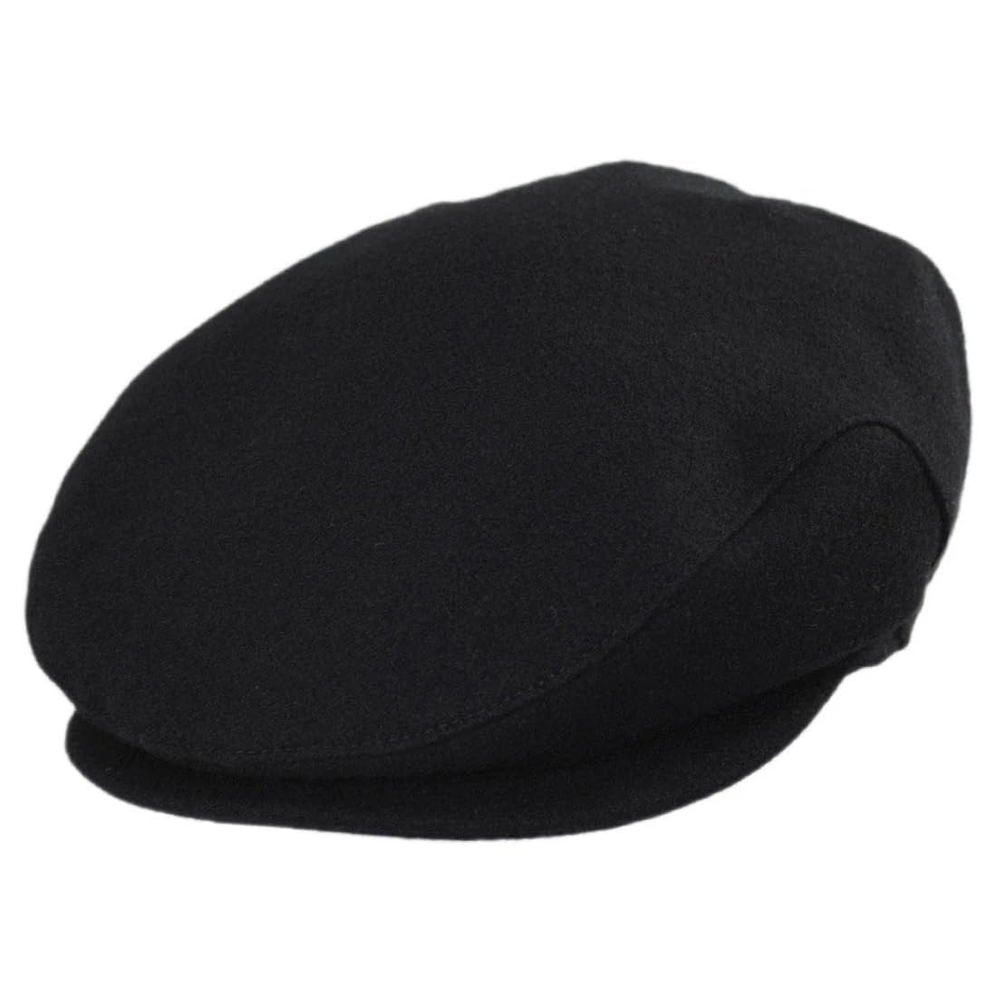 Wigens Carl Men's Classic Longshoreman 100% Wool Ivy Cap with Earflaps
