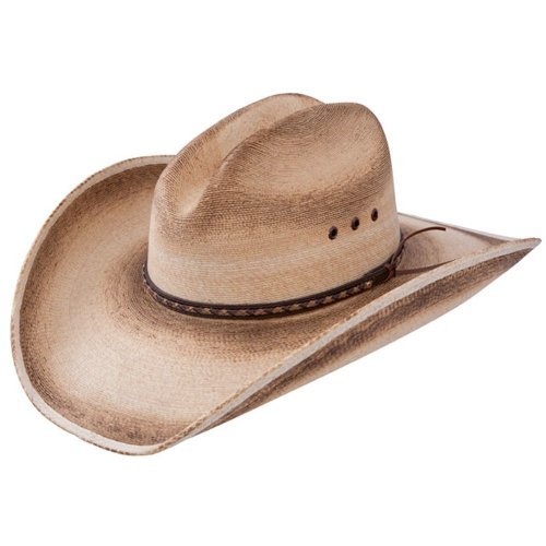 RESISTOL Amarillo Sky Palm 4-1/8" Brim Straw Cowboy Hat Palm