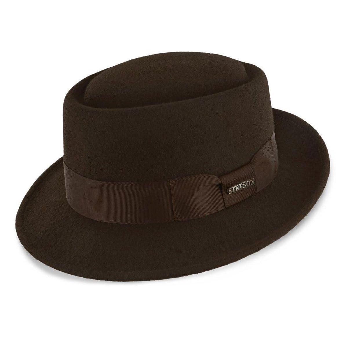 Stetson Cranston Wool Felt Porkpie Hat