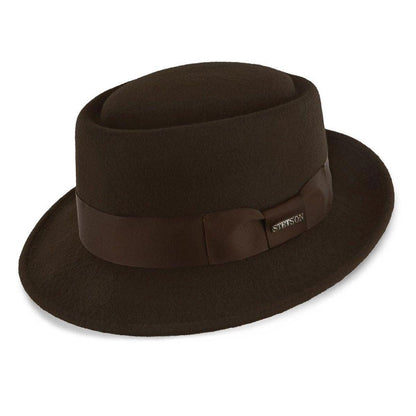 Stetson Cranston Wool Felt Porkpie Hat