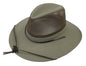 Broner Mens Solarweave Breezer Hat with Mesh Crown and Chincord