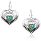Montana Silversmiths Western Lifestyle Heart Earrings